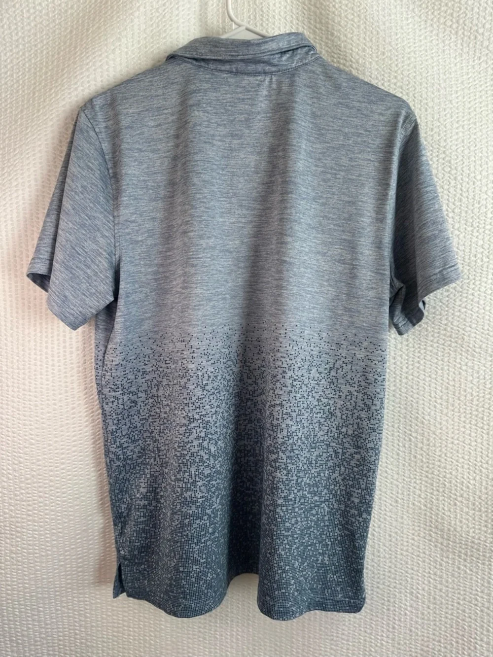 PUMA Blue Ombre Polo Shirt Boys XL 18-20 Short Sleeve Golf Performance Stretch